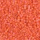 Miyuki delica beads 10/0 - Matted opaque orange ab DBM-872